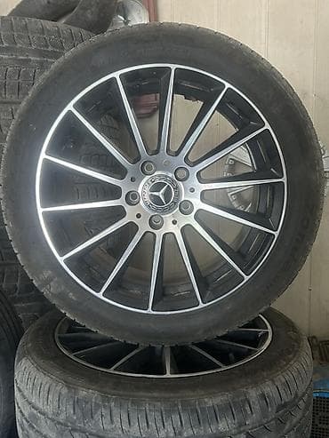 диски на мерс 210 кузов: Колеса в сборе R 17, Лето, Б/у, Комплект, Легковые, Литые, отверстий - 5 — 1