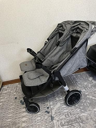 вела каляска: Коляска, Другой бренд, цвет - Серебристый, Новый, Бесплатная доставка — 2