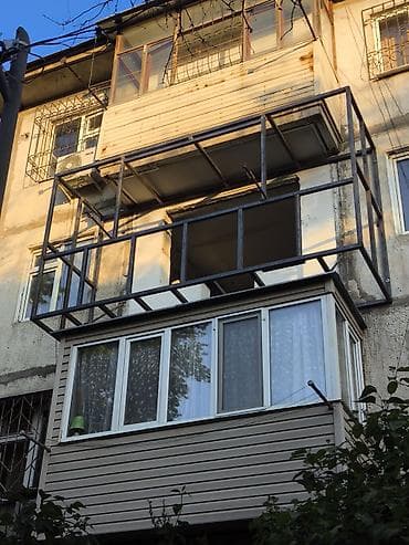 Фасадные работы: Услуга: вынос и остекление балконов/лоджий под ключ Что делаем: - — 3