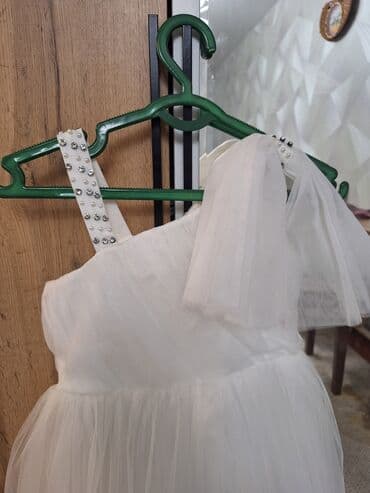 детский машынки: Детское платье, цвет - Белый — 3