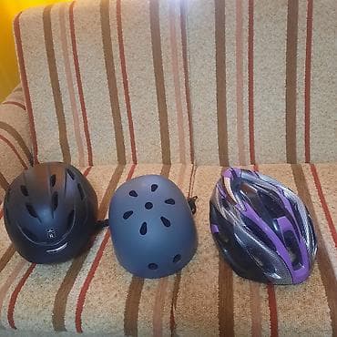 вело каска: Велошлемы — комплект из 3 штук 1) Шоссейный/городской шлем, матовый — 2