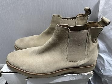 ботинки замшевые: Замшевые челси Walk London бежевого цвета оригинал! Не носили — 2
