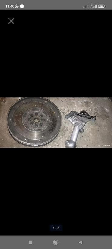 Маховик и кронштейн с рычагом/коромыслом (узел привода