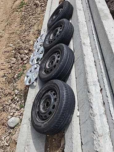 audi a5: Колеса в сборе 195 / 65 / R 15, Лето, Б/у, Комплект, Легковые, Железные, отверстий - 5 — 3