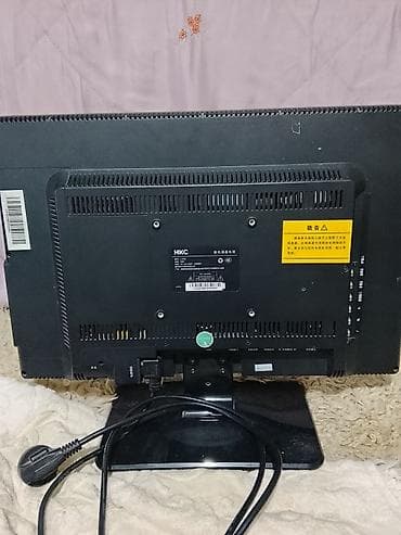 ps2 hdmi: HKC ЖК-телевизор/монитор, диагональ около 19–22". Черный корпус — 4