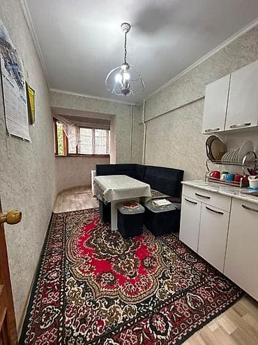 квартера ош: 3 комнаты, 77 м², Ошский рынок / базар Индивидуалка, 3 этаж, Старый ремонт — 6