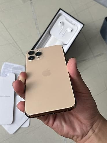 iph: IPhone Xs, Б/у, 256 ГБ, Золотой, Наушники, 80 % — 7