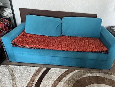 раскладной диван софа: Прямой диван, Б/у — 2