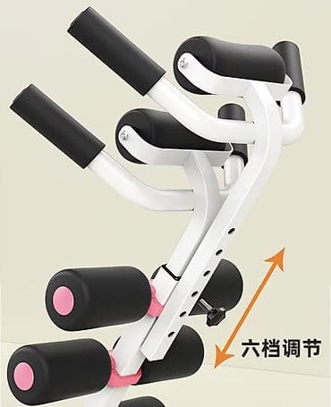 Спорт и отдых: Домашний тренажёр для пресса и спины с мультироликами Грузоподьемность — 4