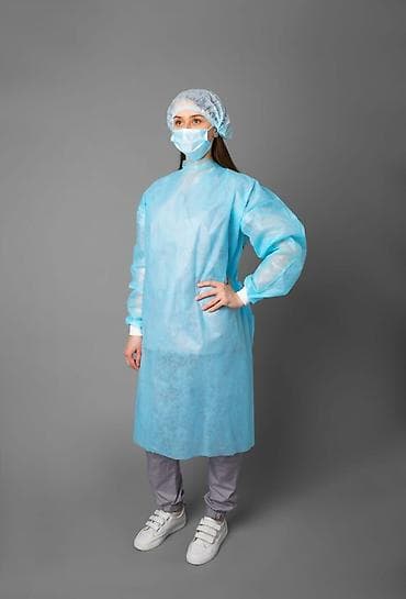 сноуборд костюм: Одноразовый медицинский халат из спанбонда - Материал: нетканый — 1