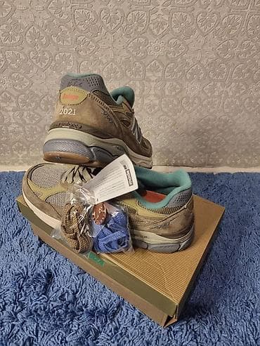 Кроссовки и спортивная обувь: Мужские кроссовки, 42, New Balance, Новый, цвет - Зеленый, Самовывоз, Платная доставка — 3