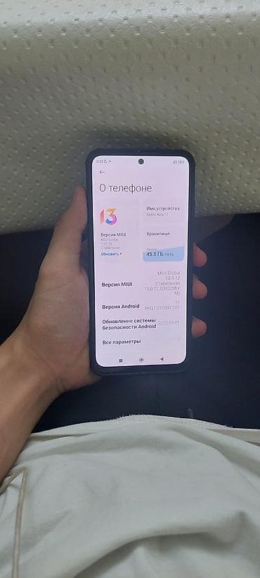 nokia e: Redmi, Redmi Note 11, Б/у, 128 ГБ, цвет - Голубой, 1 SIM, 2 SIM, eSIM — 4