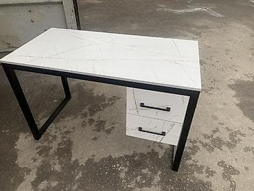 Офисные столы: Офисный стол, Новый, Нерегулируемый, цвет - Черный, Прямоугольный, ЛДСП, Самовывоз, Платная доставка — 9