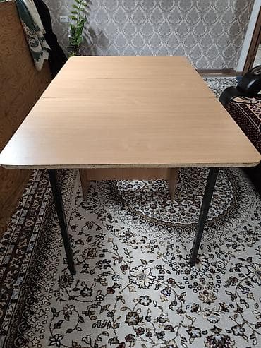 Столы-трансформеры: Стол трансформер Для кухни, Раскладной стол, цвет - Бежевый — 1