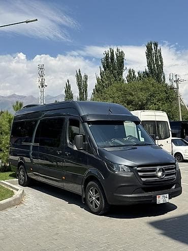 развал спринтер: Mercedes-Benz Sprinter (длинная база, высокий потолок), темно-серый — 1