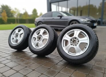 продаю титановый диска подходить деу нехиа подходит: Колеса в сборе 195 / 65 / R 15, Зима, Б/у, Комплект, Легковые, Литые, отверстий - 5 — 1