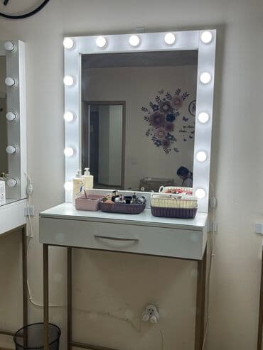 зеркала салон красоты: Зеркало для визажистов 3 шт 
Состояние хорошая 
Цена за 1 — 2