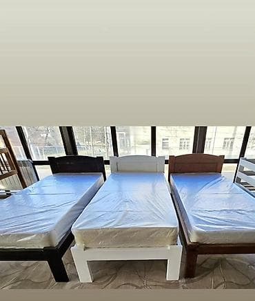 двухъярусные кровать бу: Двухъярусная детская кровать, Натуральное дерево, цвет - Белый — 4