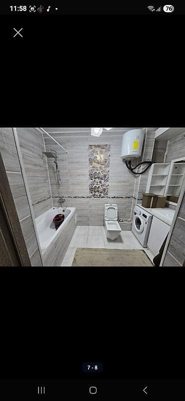 продаю квартиру 7мкр: 3 комнаты, Собственник, С мебелью полностью — 7