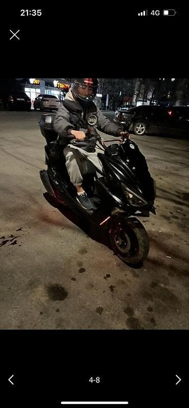 bmb 39: Скутер/максискутер, черный, спортивный дизайн. Особенности и — 3