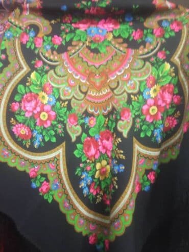 платочек: Новое поступление. Павлопосадские платки, палантины, натуральная — 12