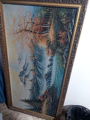 Зеркала: Картина с пейзажем 160 на 110 см, цена 7500 сом. размер картины с — 1