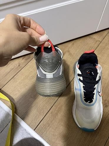 nike 95: Кроссовки, 34.5, 35, Nike, Б/у, цвет - Белый, Самовывоз — 2