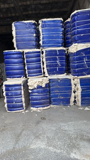 холлофайбер цена: Хлопковый линт Вата прима Текстильные отходы Вата 25кг-й(тай пахта) — 7