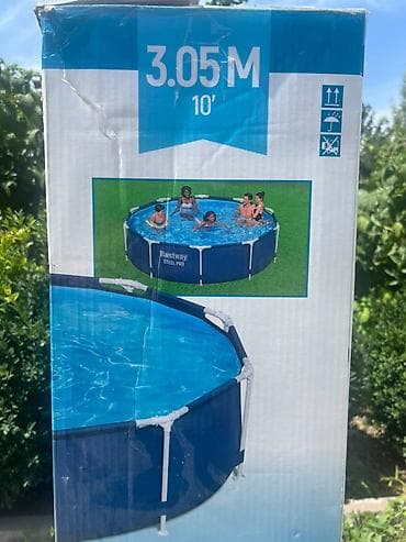 🌊 Продам каркасный бассейн Bestway Steel Pro 305×76 см. Идеальный — 4