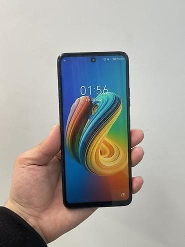 техно спарк 10: Tecno Pova, 128 ГБ, цвет - Синий, 2 SIM — 1