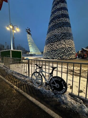 трехколесный велосипед в бишкеке: Городской велосипед, Рама M (156 - 178 см), Б/у — 1