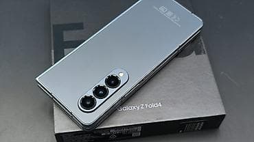 iphone plus: Samsung Galaxy Z Fold 4, Б/у, 256 ГБ, цвет - Серый, 2 SIM — 1