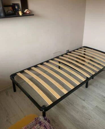 надувная кровать для автомобиля купить: Металлическая односпальная кровать-основа с ламелями, размер 90×200 — 1