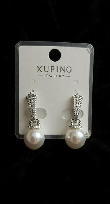 pull and beer: Серьги Xuping Jewelry с подвесными жемчужинами - Элегантные — 3