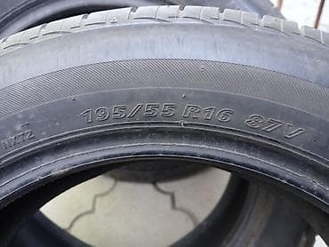 vossen diska: Шины 195 / 55 / R 16, Лето, Б/у, Пара, Легковые, Япония, Bridgestone — 2