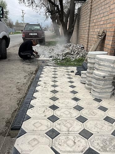 продам бордюр: Тротуарная плитка, Другая модель, Бетонная, Для двора, Новый — 10