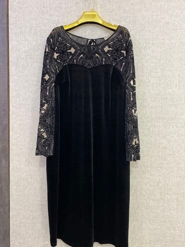 платья из панбархата на шифоне: Продаю красивое платье из велюра,размер-50,производство — 1