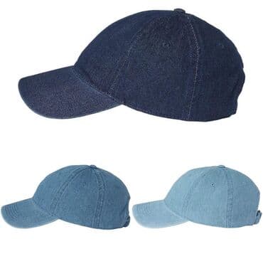 брендовые мужские спортивные костюмы из турции: Russell Athletic. Джинсовая кепка. 100% хлопок, деним с эффектом — 5