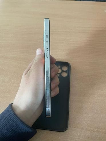 IPhone 12 Pro Max, Б/у, 128 ГБ, Белый, Чехол, 100 %