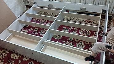 bunk bed: Двуспальная кровать, С матрасом, длина - 200 см — 1