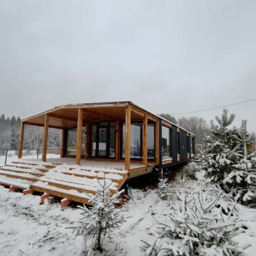 праек дом: Дом, 84 м², 3 комнаты — 1