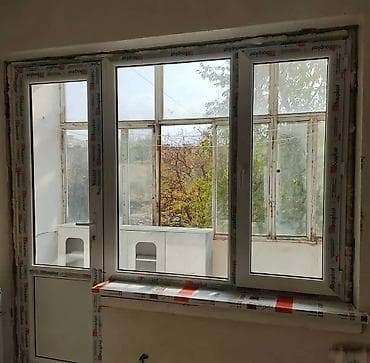 Үй жана бакча: На заказ окна и двери премиум‑качества. - Пластиковые (ПВХ) — 1