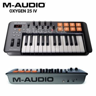 Синтезаторы: M-Audio Oxygen 25 mkIV компактная и мощная MIDI-клавиатура для — 1