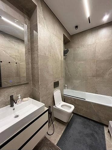 Батирлер: 3 бөлмө, 75 м², Асанбай мкр Элитка, 6 кабат, Евро оңдоо — 2