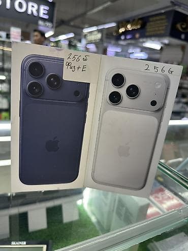 Мобильные телефоны и аксессуары: IPhone 17 Pro, Новый, 256 ГБ, Синий, Коробка, В рассрочку — 1