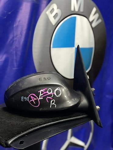 2007: Боковое правое Зеркало BMW Б/у, Оригинал — 1