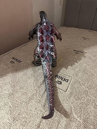 Детская одежда и обувь: Большой монстр ГОДЗИЛЛА из софт винила, при нажатии на кнопку издает — 3