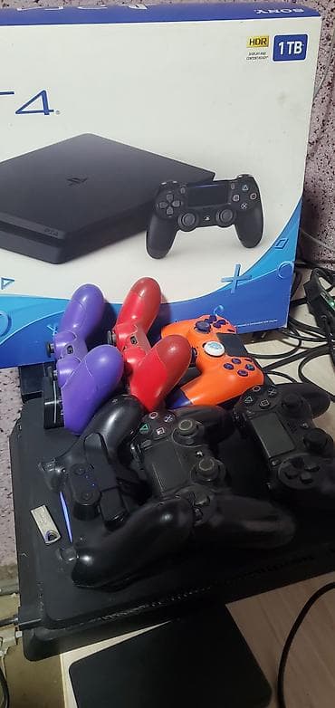 xbox 720: Пс 4 Slim 1ТБ Gold Hen 9.0 игры все с русской озвучкой! Геймпад один — 2