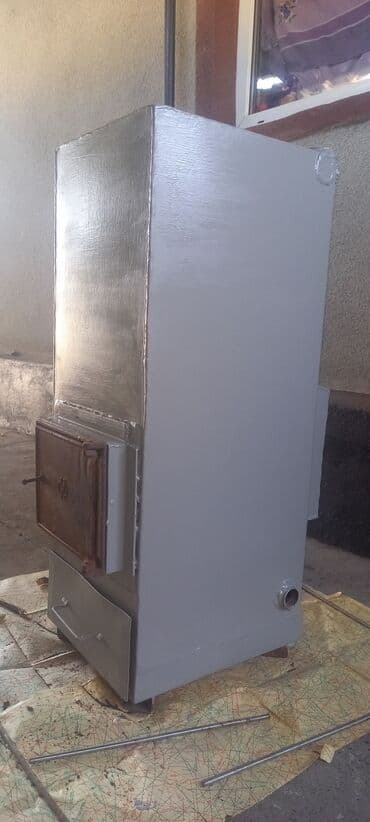 печ на отработке: Продаю Б/У кател для правого отопления.высота 1м.ширина 35 см.длинна — 4