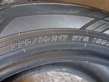 rf1 rf2: Шины 225 / 55 / R 17, Зима, Б/у, Комплект, Легковые, Япония, Yokohama — 2